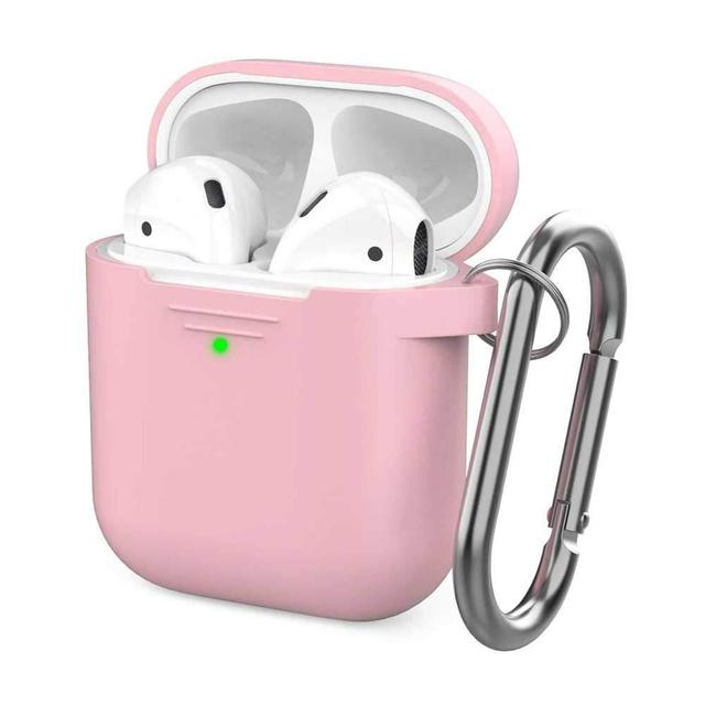 ahastyle keychain silicone case for airpods pink - SW1hZ2U6Mzg5Mjc=