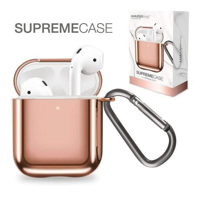 AMAZINGTHING at supremecase solid for airpods with carabiner copper - SW1hZ2U6NTU1MDg=