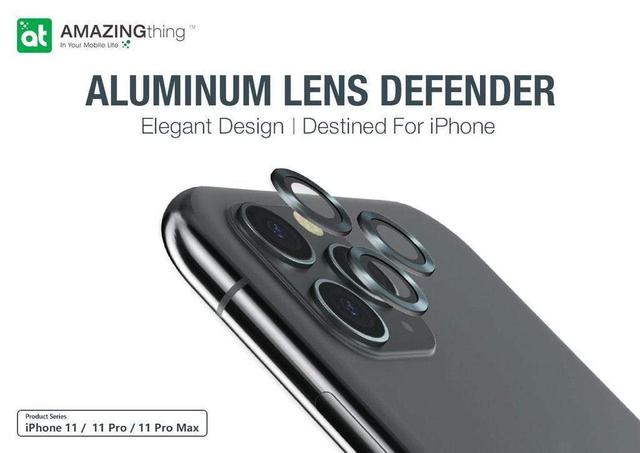 AMAZINGTHING at supreme lens defender iphone 11 3d corning lens silver - SW1hZ2U6NTUyMTU=