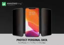 شاشة حماية AMAZINGTHING - AT IPHONE XI 6.1" 0.3M 3D PRIVACY EX-BULLET DUST F GLASS - أسود - SW1hZ2U6NTQ5OTc=