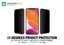 شاشة حماية AMAZINGTHING - AT IPHONE 11 6.1" 0.3M 2.75D PRIVACY EX-BUL DUST F GLASS - أسود - SW1hZ2U6NTUwMzA=