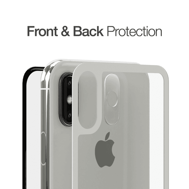 AMAZINGTHING at iphone xs max 6 5 fully covered supreme glass front back lens set white - SW1hZ2U6NTUxOTE=