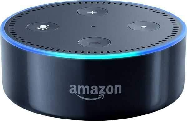 مكبر صوت ذكي Echo Dot  من Amazon  (الجيل الثاني) -  أسود