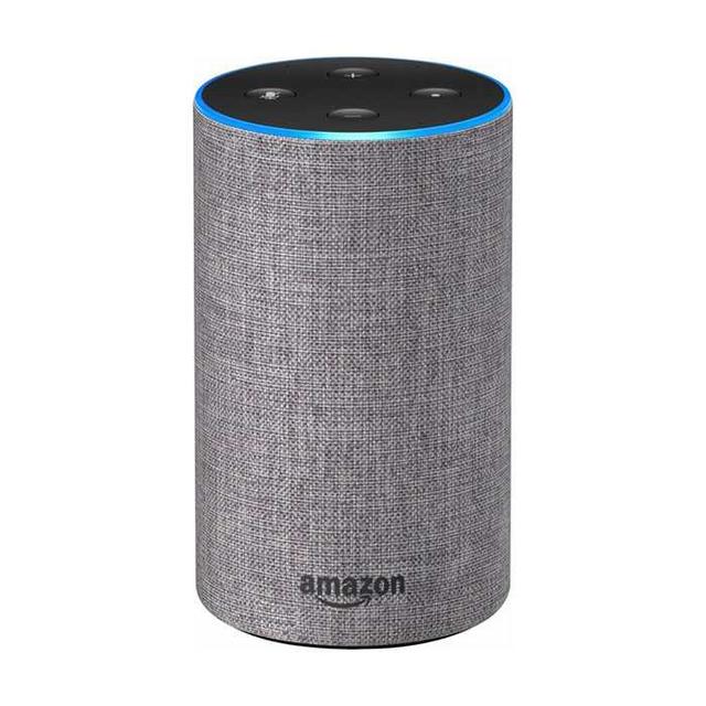 مكبر صوت ذكي Echo من  Amazon  (الجيل الثاني) -  قماش رمادي - SW1hZ2U6Mzk0OTU=