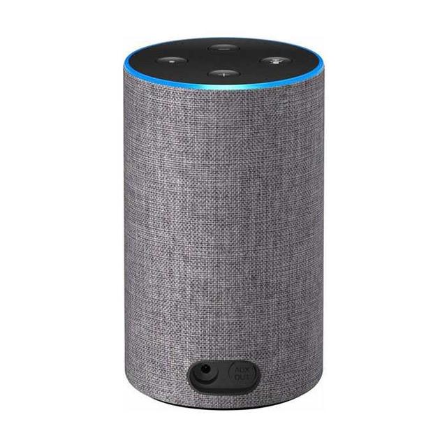 مكبر صوت ذكي Echo من  Amazon  (الجيل الثاني) -  قماش رمادي - SW1hZ2U6Mzk0OTY=