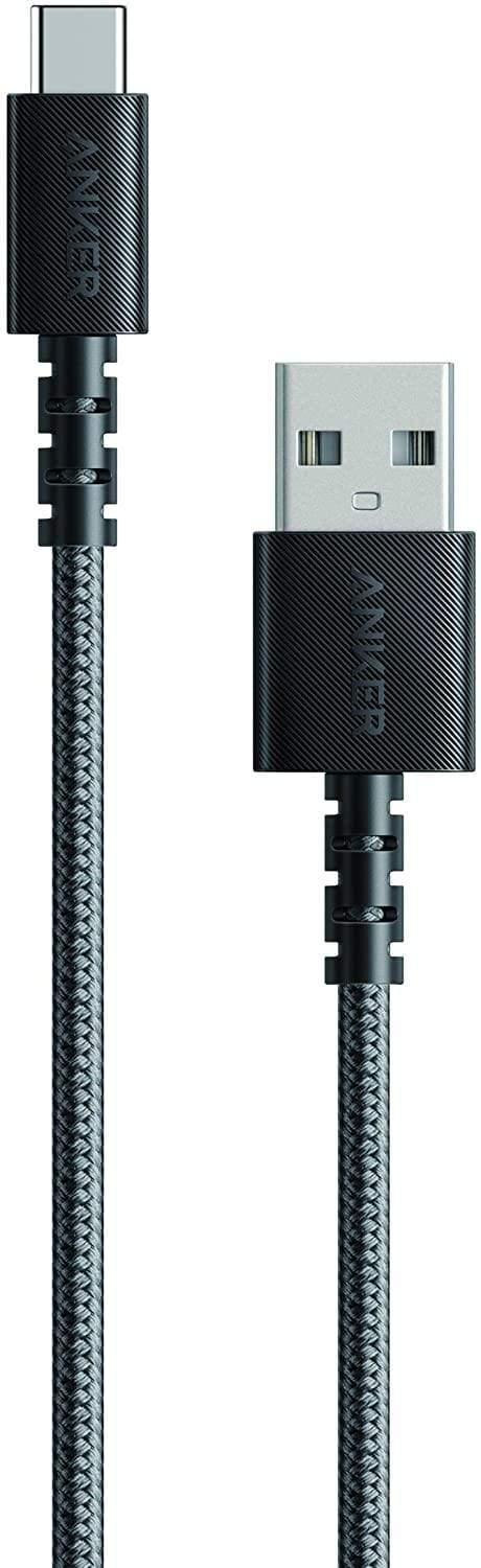 كابل 90سم ANKER POWERLINE SELECT+USB-C TO USB-A - أسود