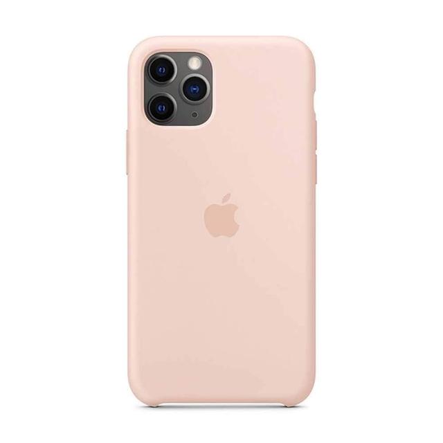 apple iphone 11 pro max silicone case pink sand - SW1hZ2U6NDEyNzE=