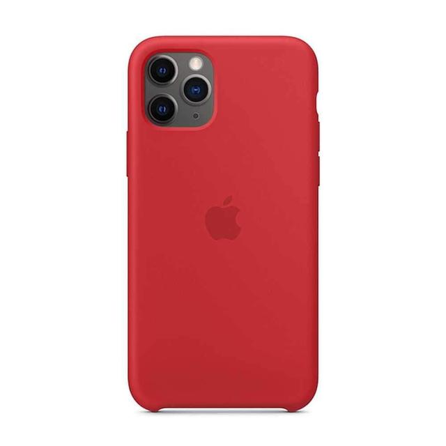 كفر أصلي سيليكون لآيفون 11 Pro Max من Apple - أحمر - SW1hZ2U6NDEyNjM=