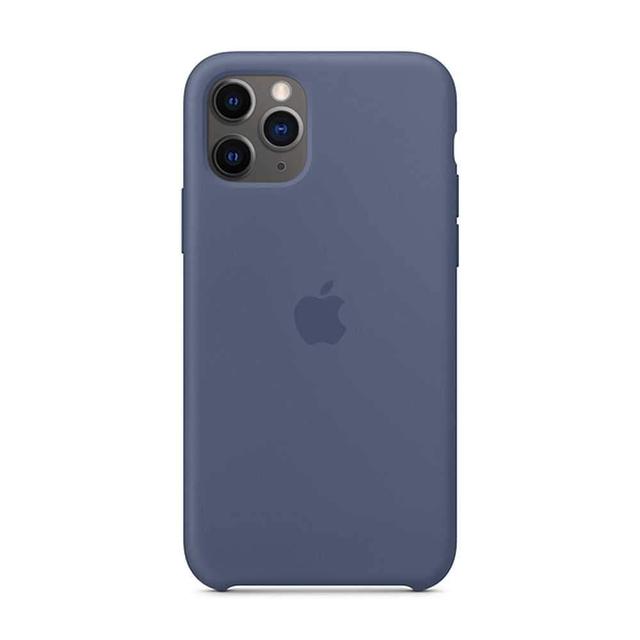 كفر أصلي سيليكون لآيفون 11 Pro من Apple - أزرق داكن - SW1hZ2U6NDEyNTk=