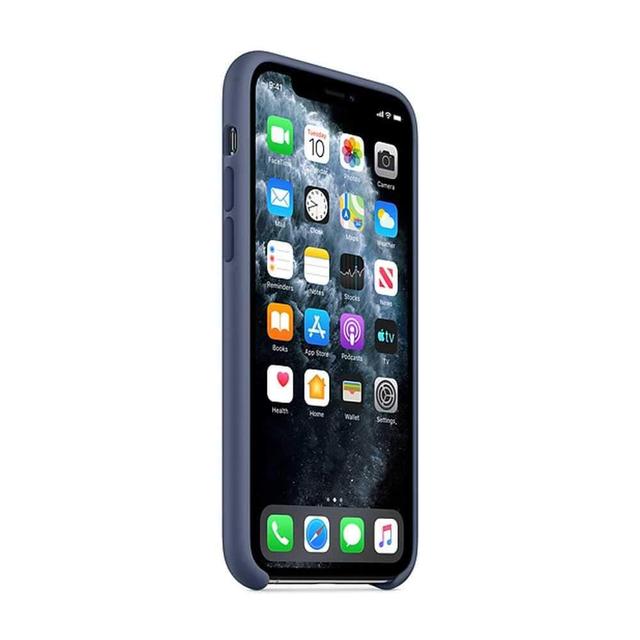 apple iphone 11 pro silicone case alaskan blue - SW1hZ2U6NDEyNjA=