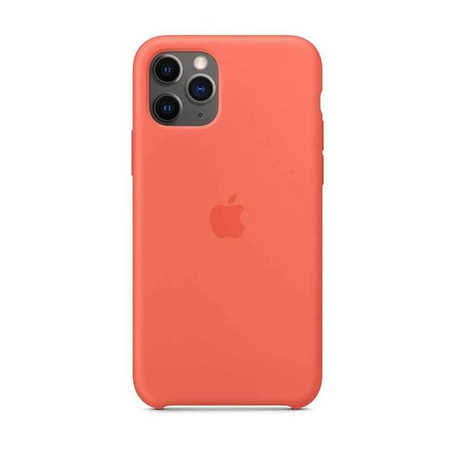 apple iphone 11 pro silicone case clementine - SW1hZ2U6NDEyNTU=