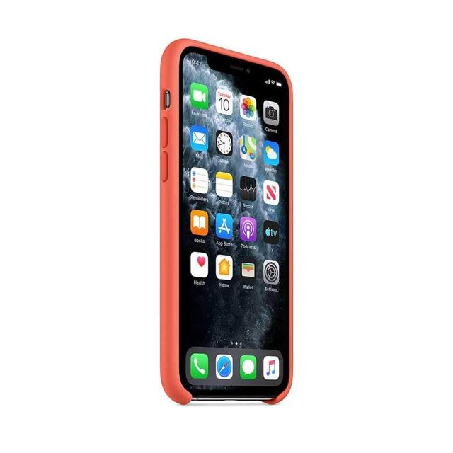 apple iphone 11 pro silicone case clementine - SW1hZ2U6NDEyNTY=