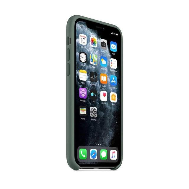 apple iphone 11 pro silicone case pine green - SW1hZ2U6NDEyNTI=