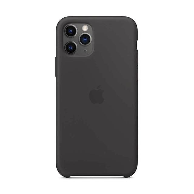 apple iphone 11 pro silicone case black - SW1hZ2U6NDEyNDc=