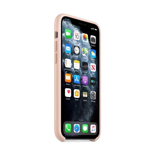 apple iphone 11 pro silicone case pink sand - SW1hZ2U6NDEyNDQ=