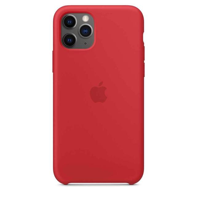 apple iphone 11 pro silicon case red - SW1hZ2U6NDEyMjU=