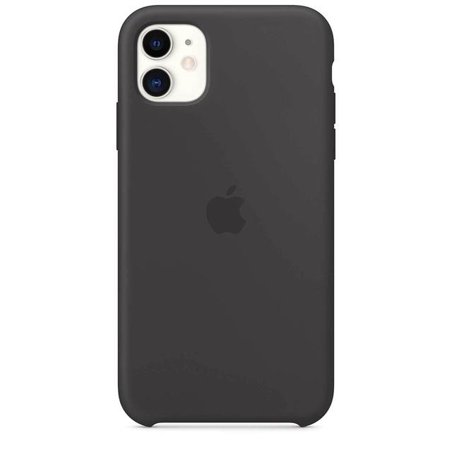 apple iphone 11 silicon case black - SW1hZ2U6Mzg4MjY=
