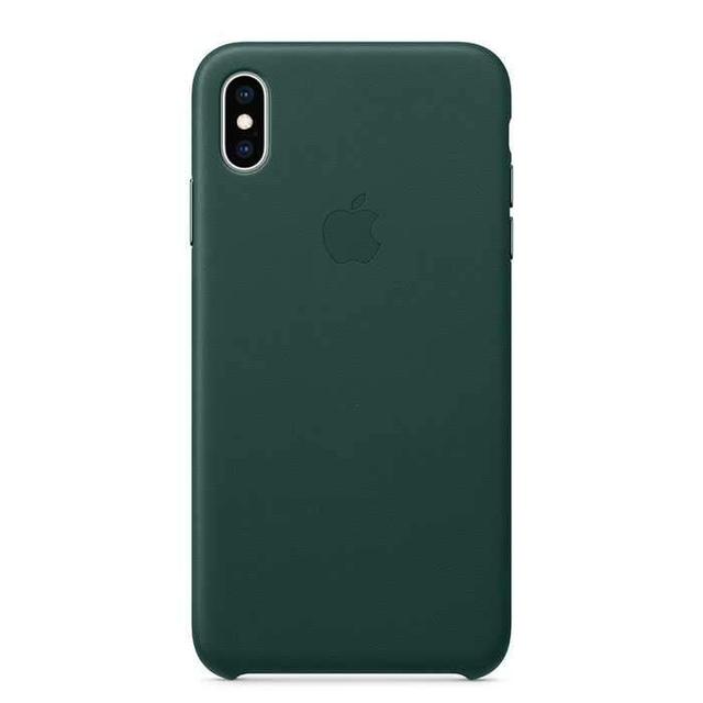 apple iphone xs leather case forest green - SW1hZ2U6Mzg3NDg=