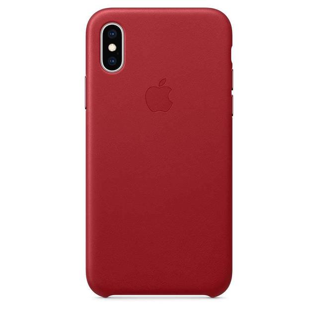 apple iphone xs leather case productred - SW1hZ2U6Mzg2ODY=