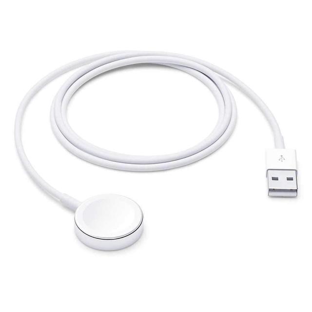 شاحن ساعة ابل الاصلي  أبيض 1 متر ابل Apple watch magnetic charging cable 1M - SW1hZ2U6NTM1ODA=