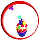 لعبة صنع الكيك SIMBA - A&F Dough Set Cupcake - SW1hZ2U6NTg4NDE=