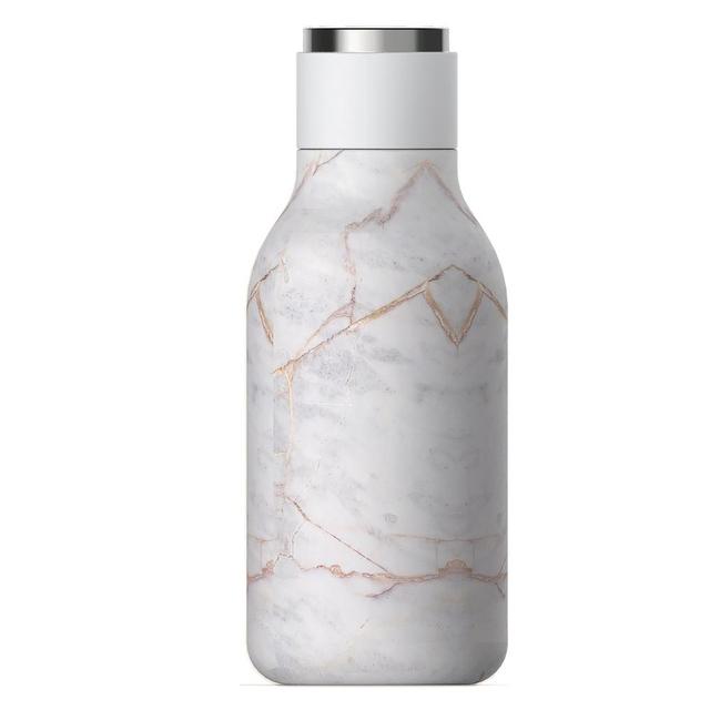 asobu urban insulated and double walled 16 ounce stainless steel bottle marble - SW1hZ2U6NTU2NTk=