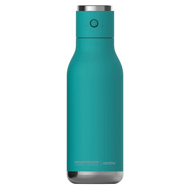 زجاجة ماء مع غطاء مكبر صوت Asobu - Wireless Stainless Steel Water Bottle with a Speaker Lid 17 Ounce - تركوازي - SW1hZ2U6NTU2Njg=