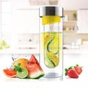 زجاجة ASOBU - Glass Water Bottle With Fruit Infuser 600 ml - أصفر - SW1hZ2U6MzQ3NzY=