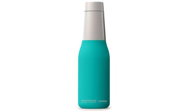 زجاجة ASOBU - Oasis Vacuum Insulated Double Walled Water Bottle 600 ml - تركوازي - SW1hZ2U6MzUzMDM=