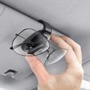 مشبك نظارة Baseus platinum vehicle eyewear clip clamping type للسيارة - أسود - SW1hZ2U6Njc1NjE=