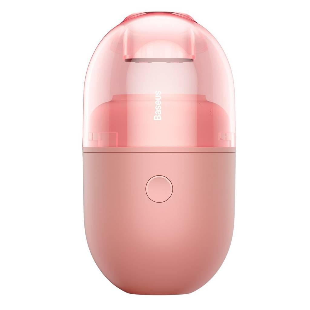المكنسة الكهربائية الصغيرة Baseus C2 Desktop Capsule Vacuum Cleaner اللون الوردي