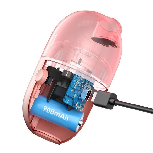 المكنسة الكهربائية الصغيرة Baseus C2 Desktop Capsule Vacuum Cleaner اللون الوردي - SW1hZ2U6NzUwOTI=