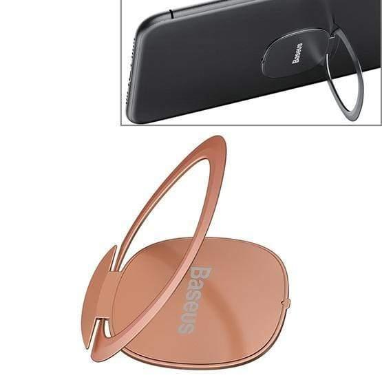 baseus invisible phone ring holder rose gold - SW1hZ2U6NzY1MzI=