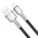 كابل Baseus Cafule Series Metal Data Cable USB to IP 2.4A 2 متر أخضر - SW1hZ2U6NzYwNDU=