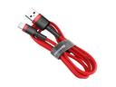 كابل Baseus cafule Cable USB For lightning 2.4A 1M 1 متر - أحمر - SW1hZ2U6NzY3OTE=