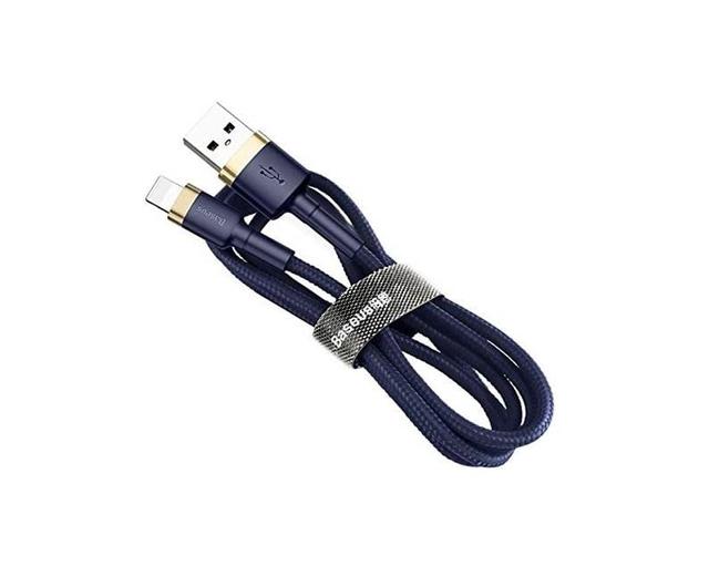 كابل Baseus cafule Cable USB For iP 1.5A 2 متر – أزرق/ذهبي - SW1hZ2U6NzY2NjU=