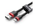 كابلBaseus cafule Cable USB For lightning 1.5A  2 متر -أسود /أحمر - SW1hZ2U6NzY2Nzk=