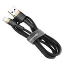 كابل Baseus cafule Cable USB For lightning 1.5A  2 متر -أسود /ذهبي - SW1hZ2U6NzY2ODI=