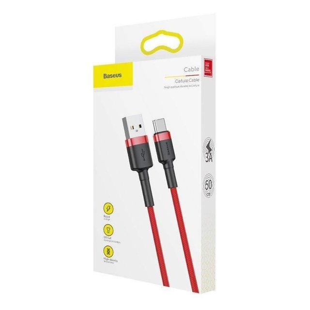 baseus cafule cable usb for type c 2a 3m red red - SW1hZ2U6NzY1NTA=