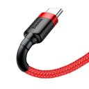 كابل Baseus cafule Cable USB For Type-C 2A 3متر - أحمر - SW1hZ2U6NzY1NDg=