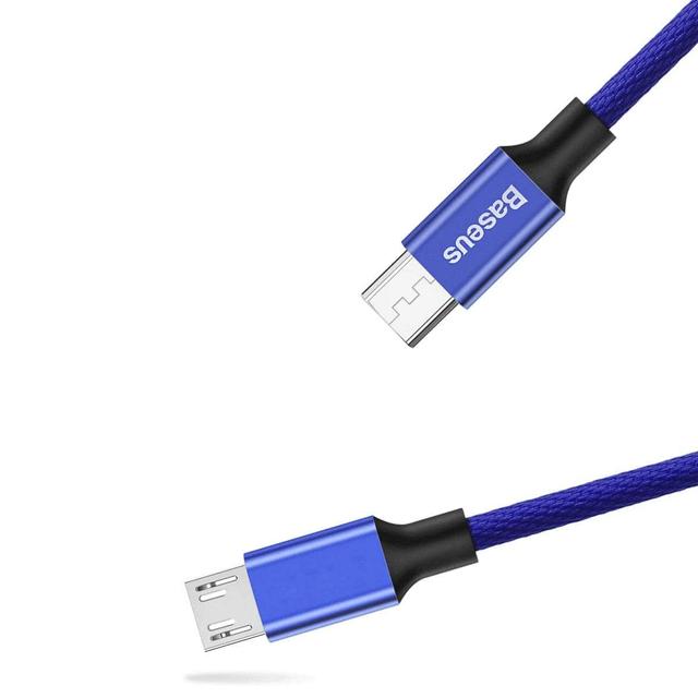 كابل Baseus Yiven Cable For Micro 1متر - الأزرق الداكن - SW1hZ2U6NzY4MjY=