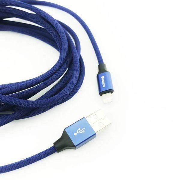 baseus yiven cable for apple 1 8m navy blue n w - SW1hZ2U6NzY2MDg=