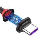 baseus purple ring hw quick charging usb cable for type c 40w 1m black - SW1hZ2U6NzY3MjI=