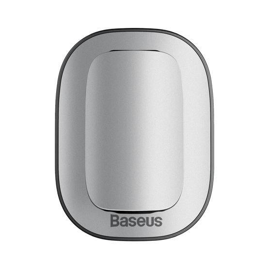 مشبك وحامل النظارة للسيارة Baseus Platinum Vehicle eyewear clip（Paste type） - فضي