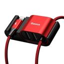 ممحول الكابلات Baseus Special Data Cable for Backseat (USB to iP+Dual USB)  الأحمر - SW1hZ2U6NzU5MzE=