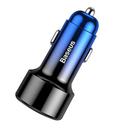 baseus magic series pps digital display type c pd qc intelligent dual quick charging and car charging of 45w blue - SW1hZ2U6NzU1NzA=