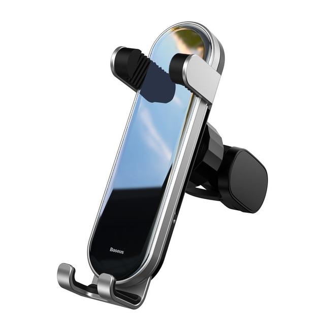 حامل هاتف للسيارة Baseus Penguin gravity phone holder- فضي - SW1hZ2U6NzU1NDg=
