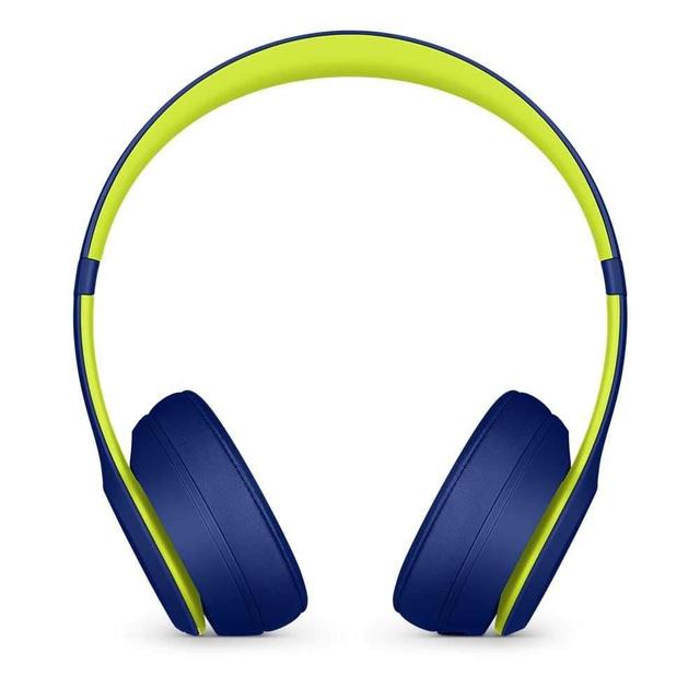 سماعات رأس لاسلكية Over-ear نوع Solo 3 منBeats  (مجموعات Pop) - أزرق مع فسفوري - SW1hZ2U6NDE0OTA=