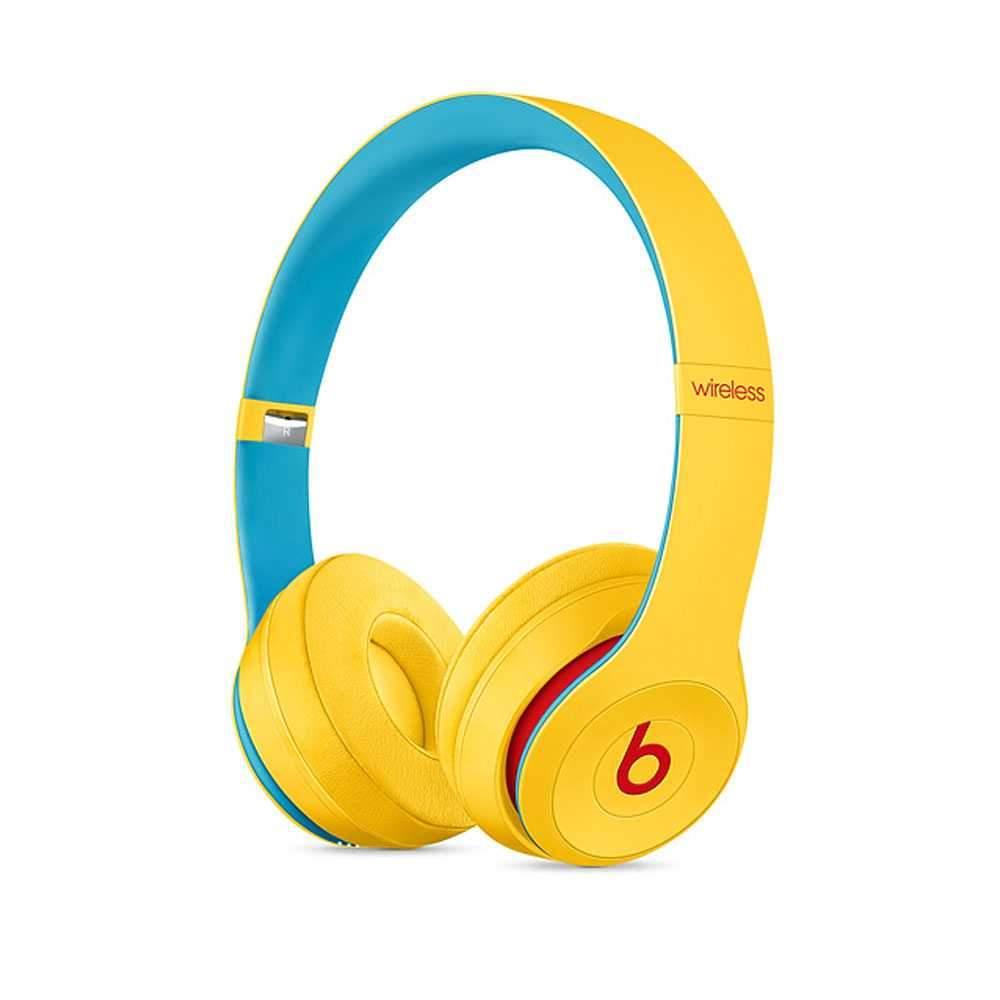 سماعات رأس لاسلكية Over-ear نوع Solo 3 منBeats  (مجموعات Club) - أصفر مع أزرق
