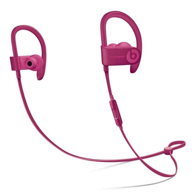beats powerbeats 3 wireless in ear stereo headphones brick red - SW1hZ2U6NDEzNDg=